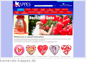 karnevalskappes.de Onlineshop-Lösung