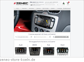 zenec-store-koeln.de Onlineshop-Lösung